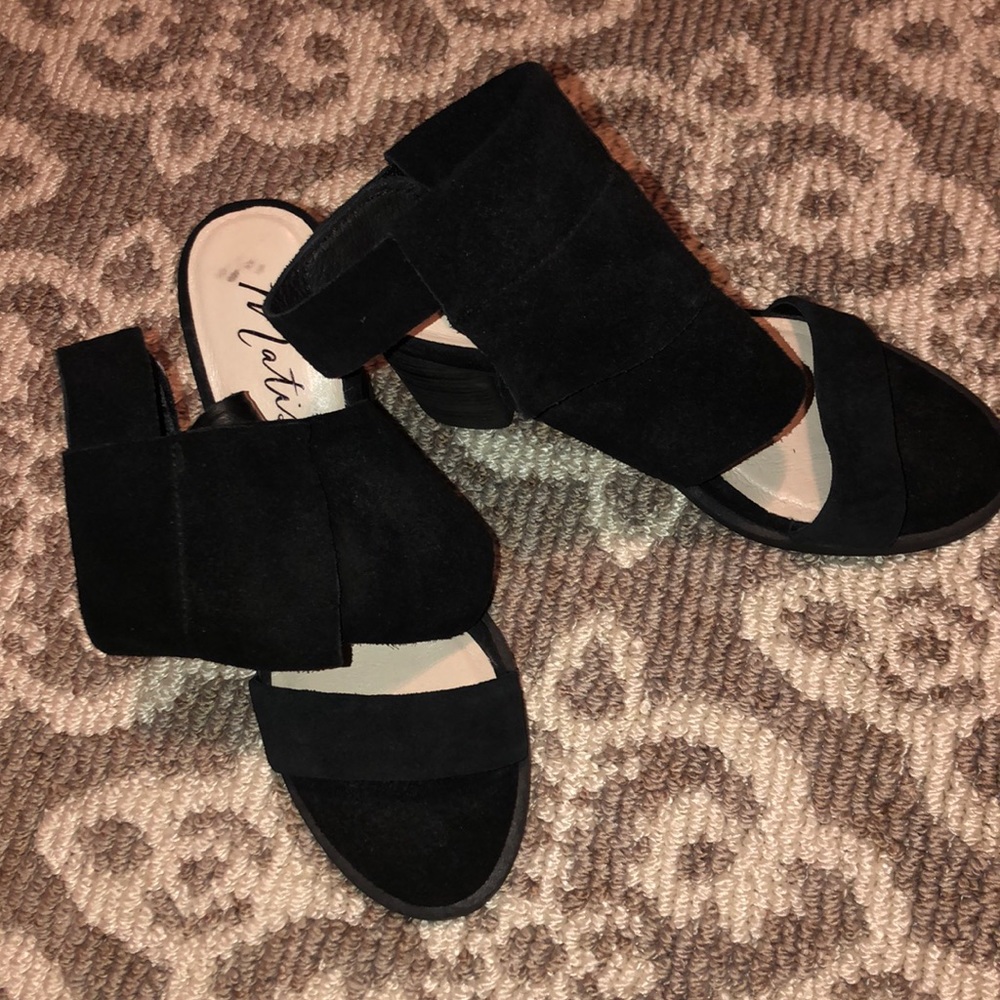 Matisse suede heels